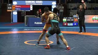 BRONZE GR - 67 kg: A. ASHU (IND) v. Q. TIAN (CHN)