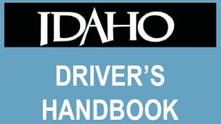 Idaho Driver's Handbook (Rev. July2023) Audio Video Book 2024 - HD Bookmarked Chapters