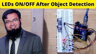 Arduino Tutorial #14: Reading Ultrasonic Sensor and Controlling LEDs | Faiz Rasool Online