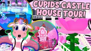 Cowmingo's Cupids Castle House Tour In Roblox Overlook Bay! *Detailed Custom Build!*