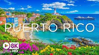 Puerto Rico 8K UHD- Aerial Views of Crystal-Clear Waters, Colorful Streets & Tropical Paradise