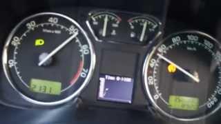 Skoda Octavia tour 1.8T 5MT AGU 150hp acceleration 0-100