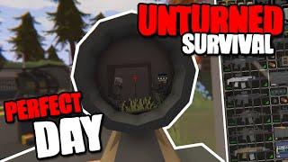 My PERFECT Day on Unturned Went Like This. (Unturned Escalation)