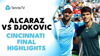 Carlos Alcaraz vs Novak Djokovic | Cincinnati 2023 Final Highlights