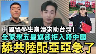 陸配亞亞瘋了！全家舉五星旗當歸卻拒絕入籍，中國留學生求助，中共大使館嗆找台灣人撤僑，大陸禁酒令瘋了，經濟全崩酒店主廚出來擺地攤
