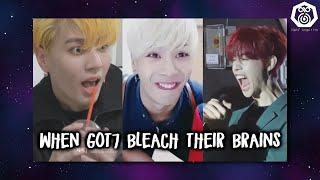 when got7's hair bleach goes to their brains