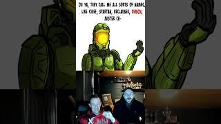 Spartan Slayer Reactes to Photo of Doom SLayer and Master chief #shorts