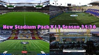 New Stadium Pack V13 Season 25/26 - PES 2021 & Football Life 2025