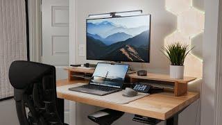 A Simple and Minimal Laptop-Focused Desk Setup Tour