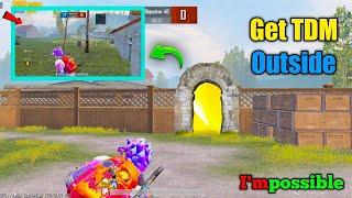 TDM GLITCH || TDM TIPS AND TRICKS || GO OUTSIDE TDM PUBG MOBILE | tdm ke bahar keise Jaaye 