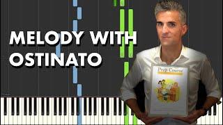 Alfred's Basic Piano Library Prep Course Level F Lesson Book: "Melody with Ostinato" Tutorial