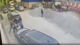 DC man fights off 3 carjackers at gas station, video shows