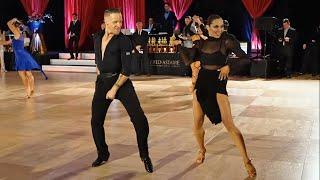 Oleksandr & Alina Antonets in Pro American Rhythm at 2023 FADS Metropolitan Championships