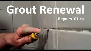 How to Make Your Bath / Shower Surround Grout Look New Again!