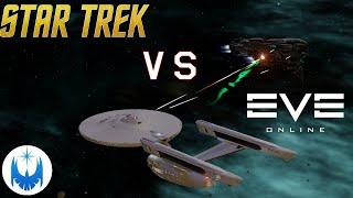 STAR TREK VS Eve Online!! Old Enterprise DOOMED!?? Tactical Battle Scenario CG Breakdown!!