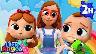 Sharing & Caring! Baby John’s Friendship Adventure! | Little Angel | Moonbug Kids Cartoon Adventure