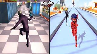 Miraculous Ladybug e Chat Noir   It’s time to battle, run & jump: HAWK MOTH Against LADY BUG!