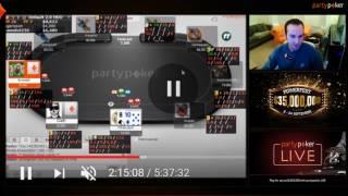 partypokerTV Same Seat Different Day 12 CrushCash Poker