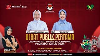  (LIVE) Debat Publik Pertama Calon Wakil Bupati Bojonegoro Pemilihan Tahun 2024