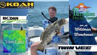 Spearfishing Black Grouper Islamorada MayDay Episode 1 Swimming w/ Sharks 310 Twin Vee #sharkweek