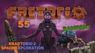 Factorio. Krastorio 2 + Space Exploration. Перевод производства алюминия на маяки. 55