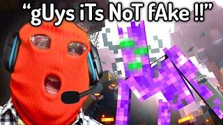 The FUNNIEST FAKE Minecraft Speedruns EVER