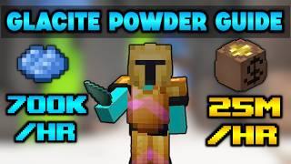 The ULTIMATE Glacite Powder Grinding Guide!  | Hypixel Skyblock