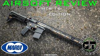 Airsoft Review #44 Tokyo Marui MTR16 Gold Edition MWS ZET System GBBR [FR]