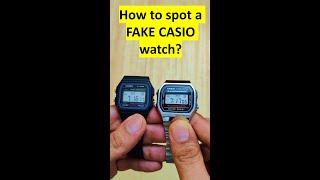 How to spot a FAKE Casio watch? #fake #casio #vintage #watches #original