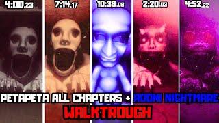 PETAPETA Level 6 & School Of Nightmares All Modes + AOONI Nightmare World Record Speedrun