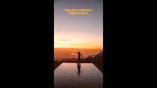 The BEST Infinity Pool in Bali | #shorts #munduk #bali