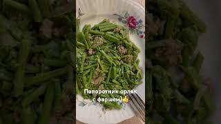 Побеги орляка содержат витамины А, С, тиамин, рибофлавин, каротиноиды, магний, железо, кальций )))