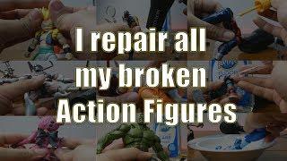 How I Repair Action Figures (The action figure repair video)