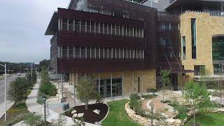 Drone video of Austin's new Central Library