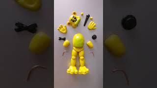 Фнаф - Фредди / Голден Фредди / Fnaf ar / Лепка аниматроника #shorts