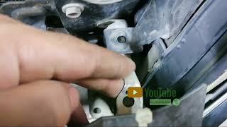 subaru Legacy How to remove the headlights, как снять фары subaru Legacy