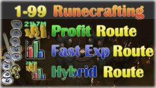 ULTIMATE 1-99 Runecrafting Guide! | Oldschool 2007 Runescape | Best Profit, Best Exp, or Both!