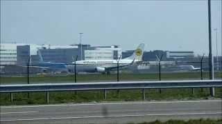 Ukraine Int. Airlines - Boeing 737-400/500/800 - 2 liveries at AMS