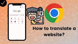 How to translate a website in Google Chrome?