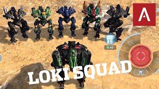  War Robots - Funny Loki Squad With Clan VØX + Gold Giveaway WR Live Gameplay