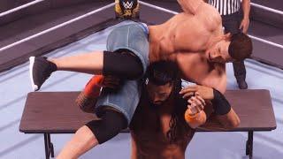 Amazing Reversal By John Cena On a Table - wwe 2K24 #shorts