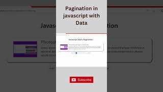 Make JavaScript Pagination Look AMAZING with Data!