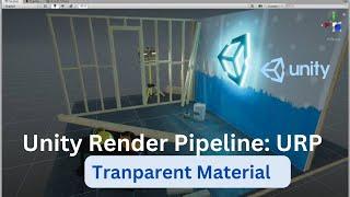 Transparent Material in URP Pipeline & Built  In Standard Pipeline | Nested Mango