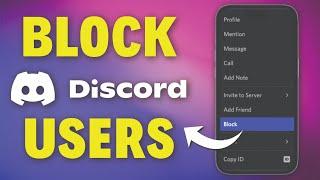 How to Block and Manage Discord Users in 2024 | How to Block a Discord User | Discord Tutorial