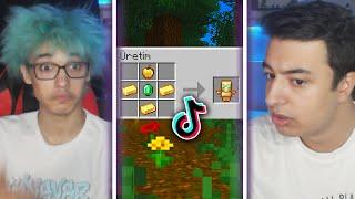 minecraft VİRAL Tiktok hilelerini deniyoruz! 2 @Cinavar