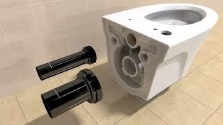 TOTO AP or EP Wall-Hung Toilet Installation Video