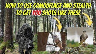 Camouflage for PHOTOGRAPHING WILDLIFE.  Camouflage gear and TIPS for getting closer to WILDLIFE