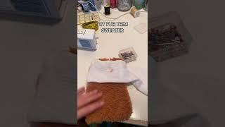 DIY Fur Trim Sweater: Eco-Friendly Style #sustainableclothingbrand