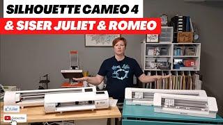 Siser Juliet, Romeo, and Silhouette Cameo 4 Cutting Machines - 5 Differences