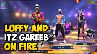 Luffy op And Itz gareeb on fire  Best funny moments #Shorts